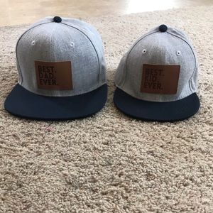 Cute daddy and son hats!